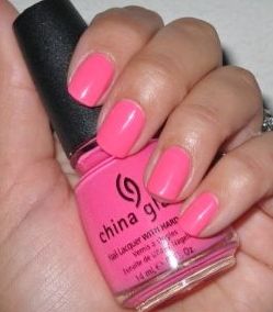 China Glaze Nail Polish - Shocking Pink (Neon) 14ml